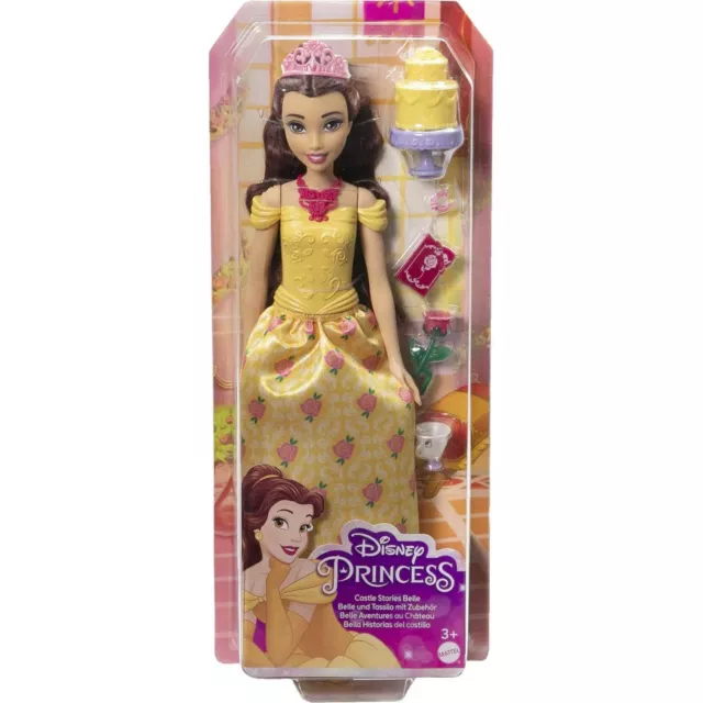 Disney Princess Belle's Castle Stories Beauty and the Beast Fashion Doll NEW