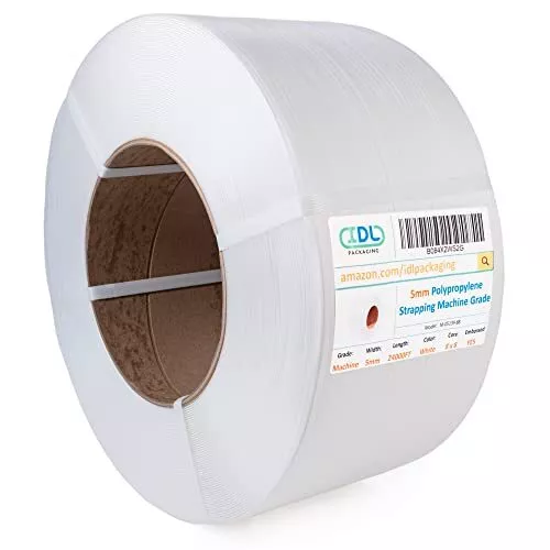 5 Mm X 24000' Machine Grade Polypropylene pp Strapping Roll Of 8" X 8" Core Si