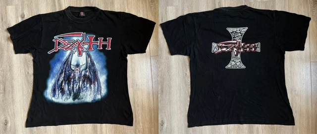 CAMISA DEATH METAL Band 2000s Jersey De Colección Talla L Vintage