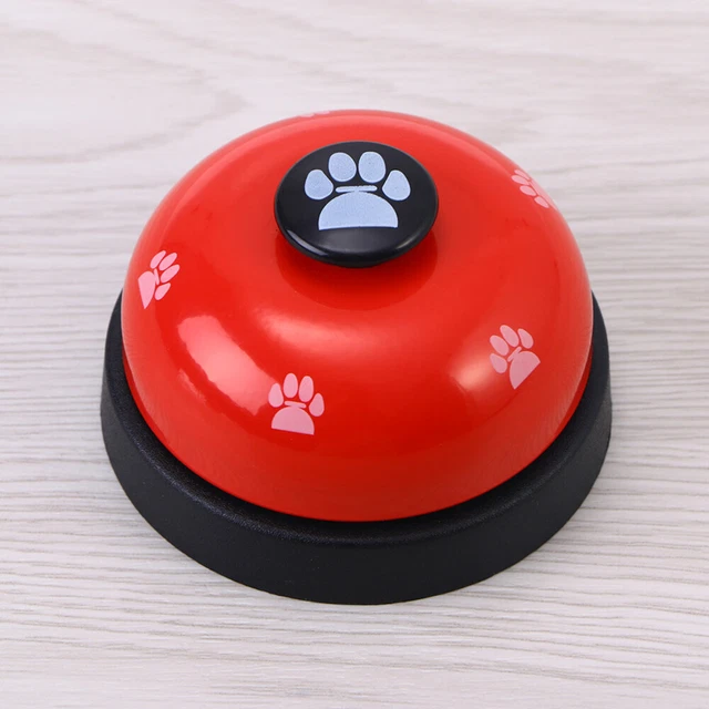2 piezas Pet Bell Toys entrenamiento con campana de metal para perros