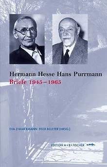 Hermann Hesse ­ Hans Purrmann: Briefe 1945-1962 | Livre | état très bon