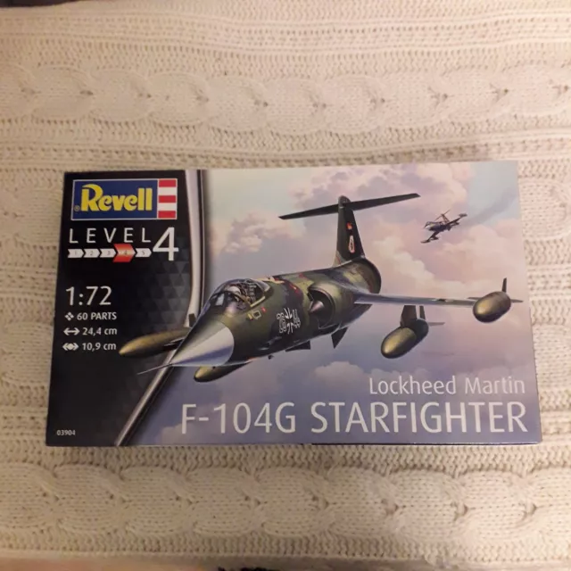 Revell 03904 1:72 Scale Lockheed Martin F-104G Starfighter Plastic Model Kit