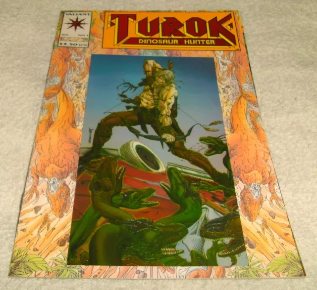 VALIANT COMICS TUROK THE DINOSAUR HUNTER VOL 1 # 1VF+ 1st PRINT