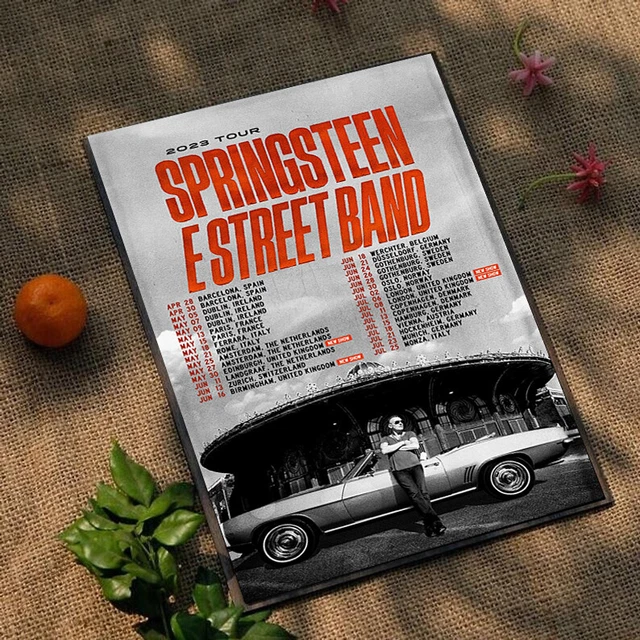 BRUCE SPRINGSTEEN EUROPEAN tour 2023 Poster £13.87 PicClick UK