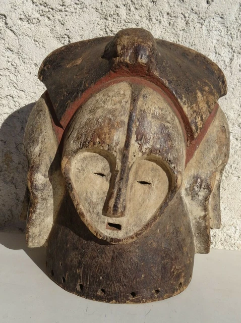Rare FANG NGONTANG Mask 36 cm Gabon African Art