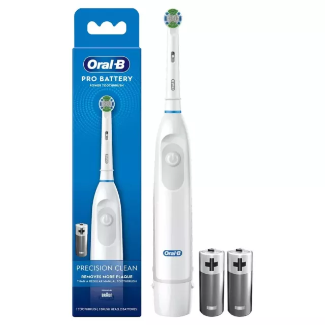 2 x brosse à dents électrique Braun Oral-B Advance 400 batterie + piles 3