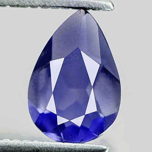 ★★ RARE !!  JOLIE IOLITE DE MADAGASCAR : 7.9 mm x 3.5 mm ★★ p309.149t