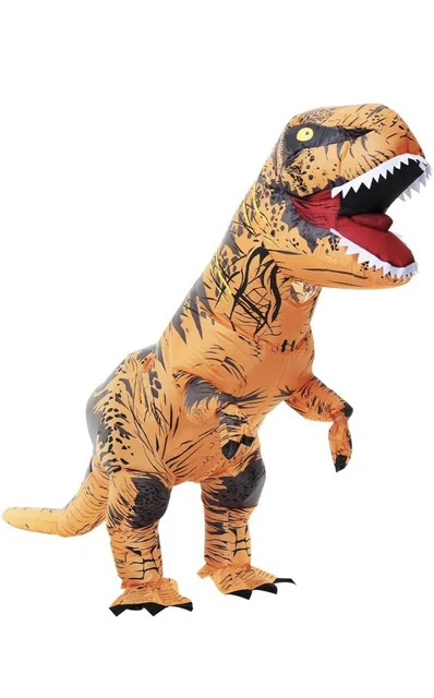 INFLATABLE DINOSAUR T-REX Costume Halloween Blow up Costumes Adult