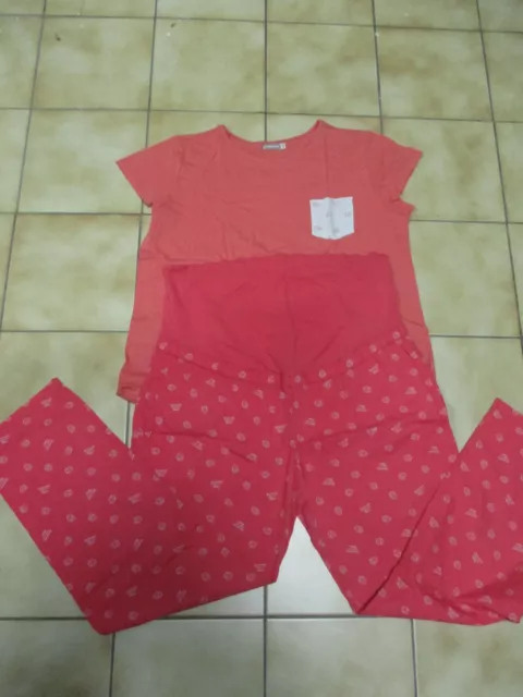 Vertbaudet Pyjama De Grossesse Taille 46/48 En Bon Etat