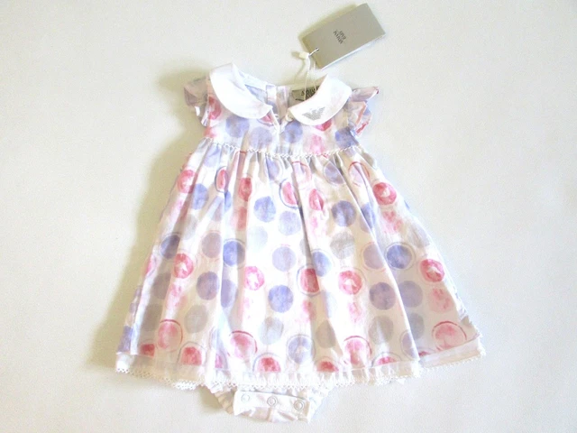 ARMANI GIRL ABITO Vestito Battesimo Bambina Primavera Estate 6