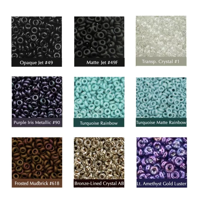 TOHO 11/0 Demi Seed Beads, Japanese Glass Seed Beads - 2" tube - Choose Color/s