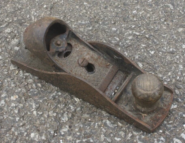 Vintage STANLEY No. 220 Carpenters Block Plane Carpentry Woodworking Hand Tool