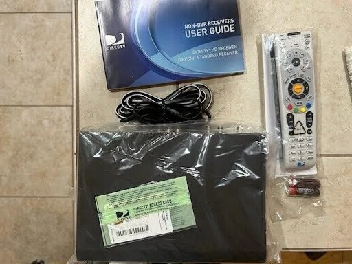 NEW D12-300C-R DIRECTV Receiver Cable Satellite NEW Remote AND ACCESS CARD !