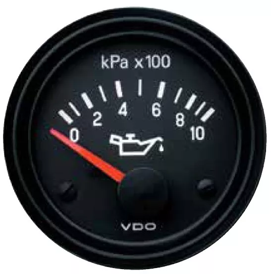 VDO Cockpit International Electric Oil pressure gauge, 12 Volt, 52mm 1000 KPA