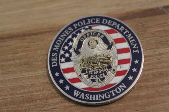 Des Moines Police Department Washington Challenge Coin