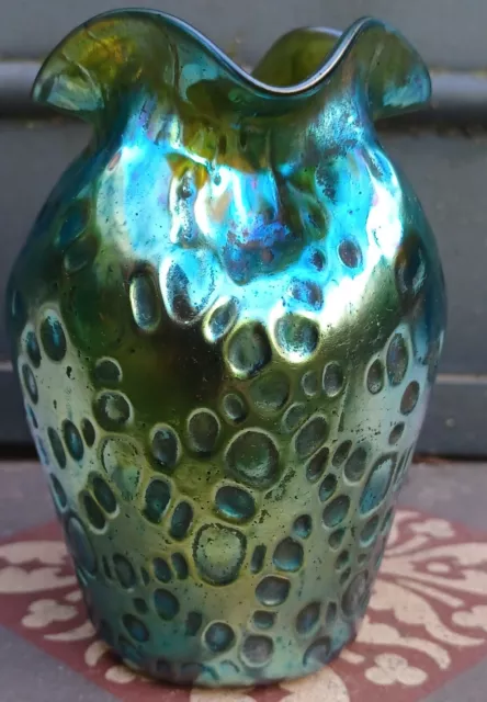 Superbe Vase Art Nouveau Loetz Orbuline