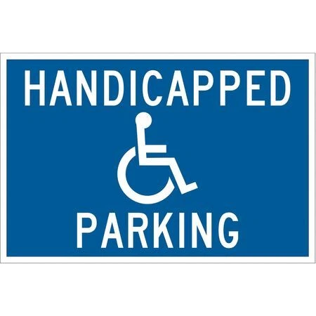 Brady 91357 Ada Handicapped Parking Sign,12" X 18, 91357