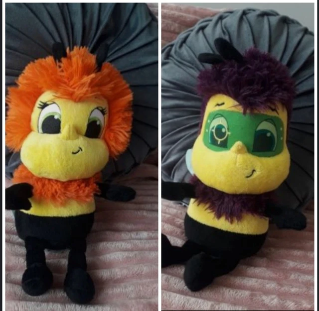 VERY RARE UNBEELIEVABLES Bee BEEP and RUBY Soft Plush Toy 10-12” EXCUC ...