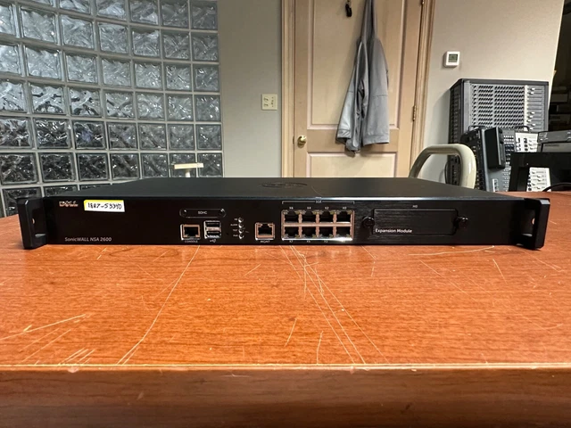 Dell SonicWALL NSA 2600 8-Port Network Security Appliance Switch