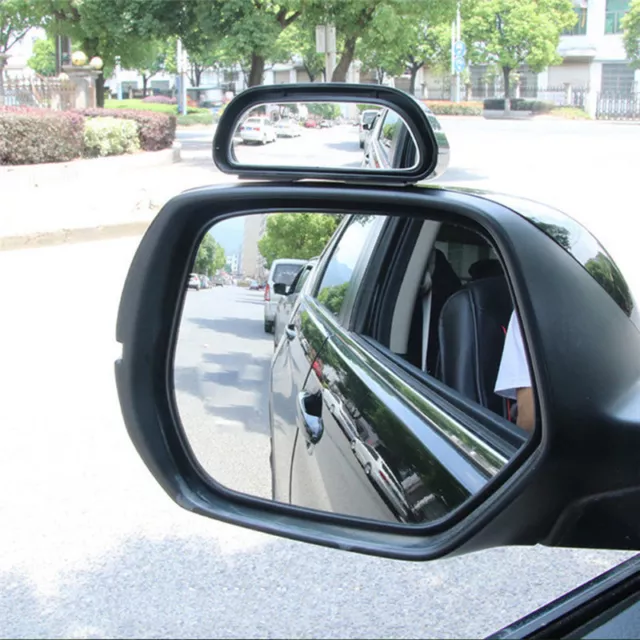 Car Wide Angle Mirror Convex Rearview Side View Mirror Blind Spot Mirrors H.#7H
