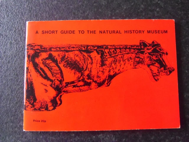 A GUIDE TO The Natural History Museum Vintage EUR 1,16 - PicClick IT