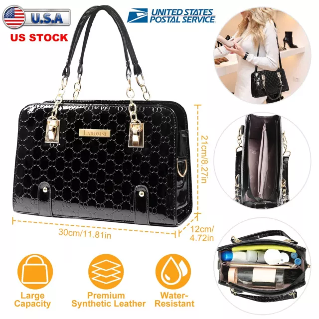 Women Lady Leather Handbag Shoulder Bag Crossbody Satchel Messenger Purse Tote