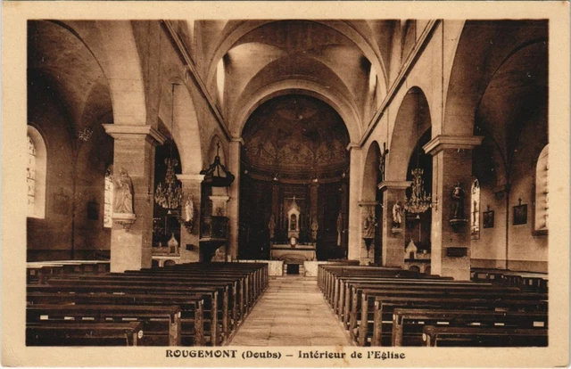 CPA ROUGEMONT Interieur de l'Eglise (1115651)