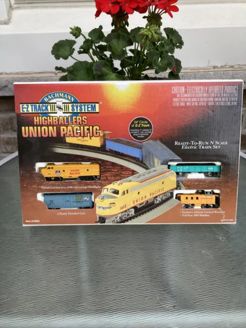 Bachmann N Scale 24” E-Z Track Train Set #24002 Highballers Union Pacific 1998