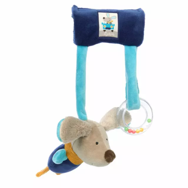 sigikid Blue Collection pendant dog grasping toy rattle toy