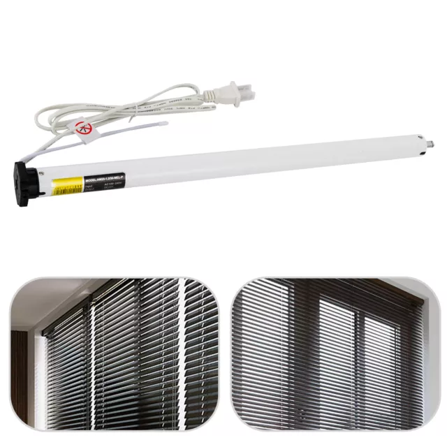 Electric Roller Blind Shade Tubular Motor Kit Wall Mount 36W w/ Remote Control