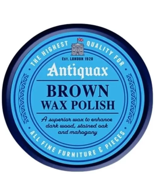 Brown Wax Furniture Polish Antiquax 100ml Quality Wax Polish for Darker Woods