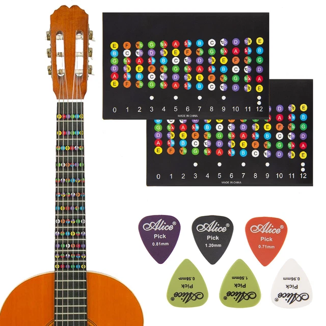 Buy Guitar Fretboard Stickers Vinyl Fingerboard Decal vrogue.co