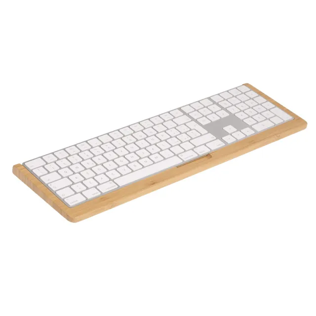 SAMDI Bamboo Keyboard Dock Holder Tray Wooden  Material For Apple iMac E6C0