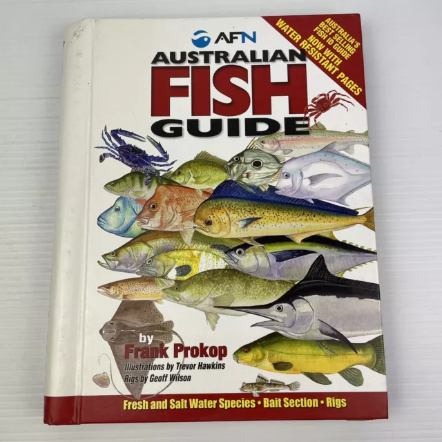 AFN Australian Fish Guide Reference Book by Frank Prokop - SOme damage