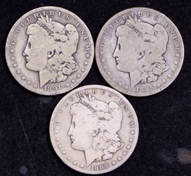 1878-1904 Cull Morgan Silver Dollar Random Year Pre 1921 90% Silver Coin