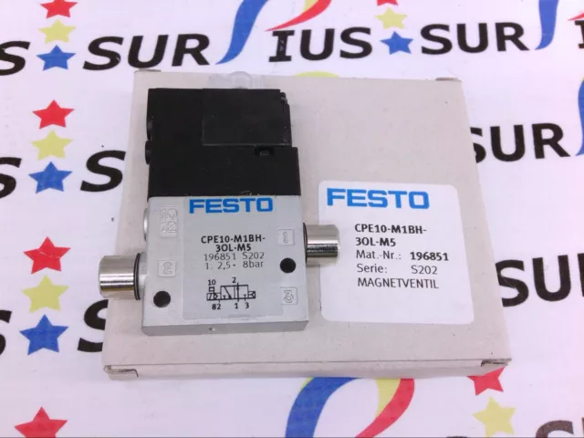 Nsop Festo Cpe10-M1Bh-3Ol-M5 196851 Electric Directional Control Valve Solenoid