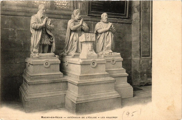 CPA AK MAGNY-en-VEXIN - Interior of the Church - Les Villeroy (38859)
