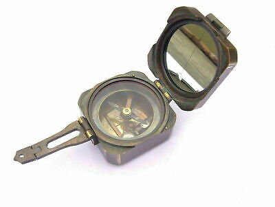 1917 Brunton Compass/Antique Compass/Vintage Brass Solid  Kelvin & Hughes gift