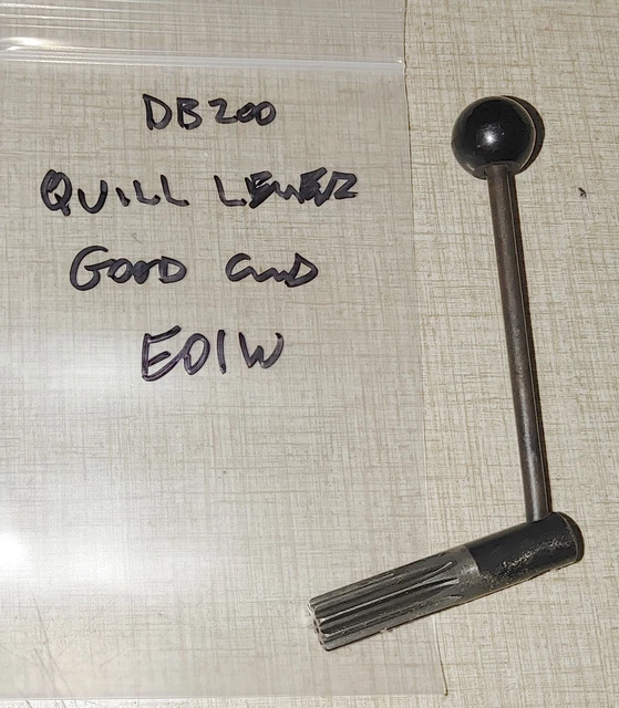 Emco Unimat DB200 Lathe Quill Lever E01W