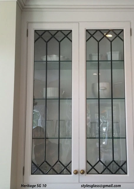 Genuine Leaded Glass Heritage Cabinet Inserts 2
