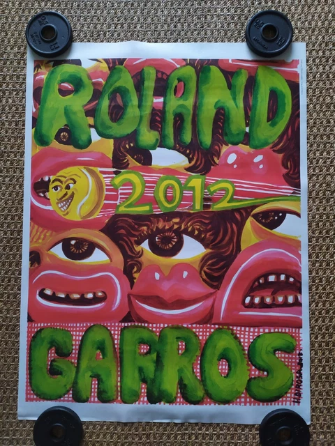 Affiche Roland Garros 2012 - Collection