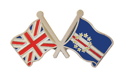 Courtois Lettonie Drapeau & Royaume-Uni Drapeau Amitié Courtoisie Broche Badge 