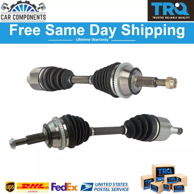 TRQ New Front Complete CV Axle Shaft Assembly Kit Set of 2 For 1994-2007 Ford