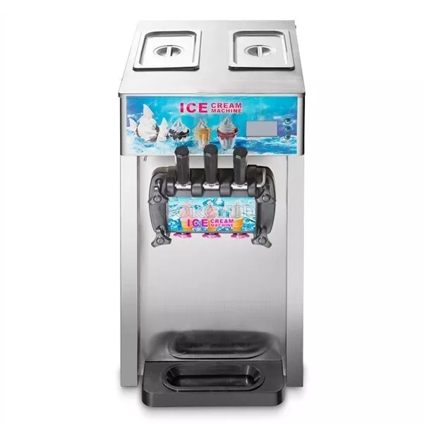 3 Flavor Commercial Frozen Ice Cream Cones Machine Soft Ice Cream Machine li