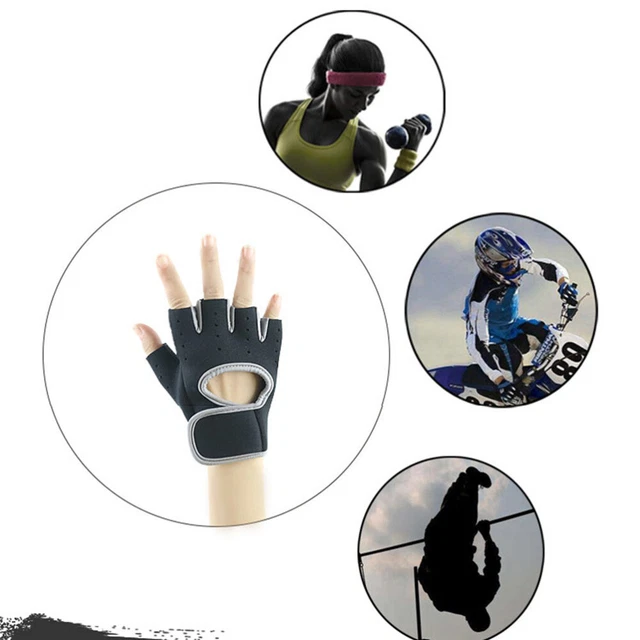 Exercise Half Gloves Exercise Finger Gloves Mittens Work Glove Sports 10