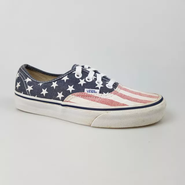 Women's VANS 'Van Doren Scarpa' Sz 5 US Shoes Blue Red USA | 3+ Extra 10% Off