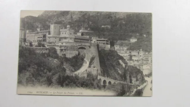 Cpa 06 Monaco Le Palais Du Prince Vue Sur La Ville 1910 1920