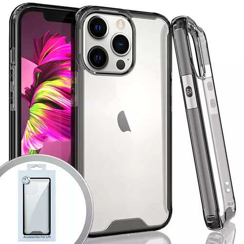 Funda GSA Pro Recubrimiento Transparente para iPhone 13 Pro (6.1") - Transparente/Humo