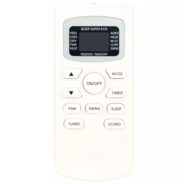 Remote Control For Black+Decker Air Conditioner BPACT10WT BPACT12HWT  BPACT14WT