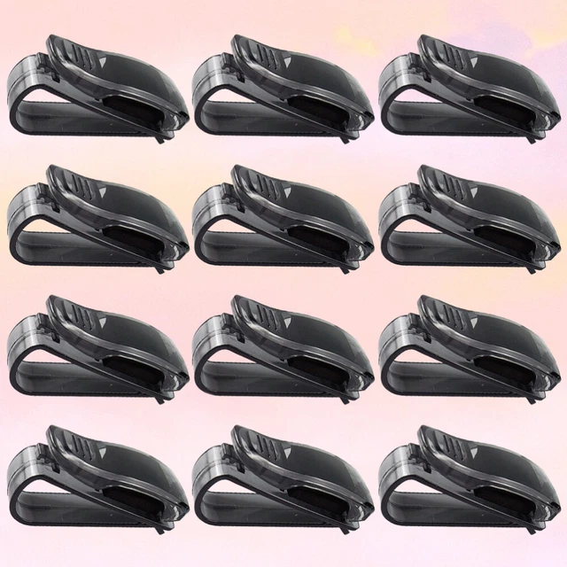 20 piezas Clip de visor de coche Parasol Para coches Gafas de sol